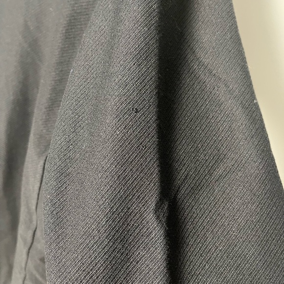 Eileen Fisher | Black Textured Open Front Blazer Jacket Tencel Career Office - Picture 6 of 12